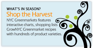 Menu List to Seasonal Produce